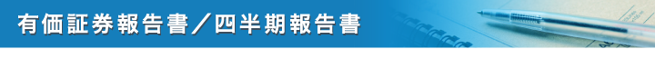 有価証券報告書／半期（四半期）報告書