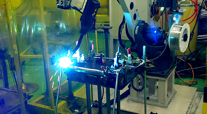 Electropolishing process on metal parts