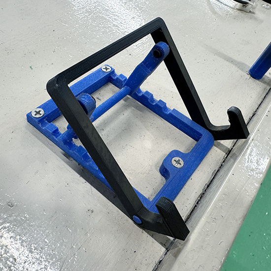 タブレットスタンドの造形