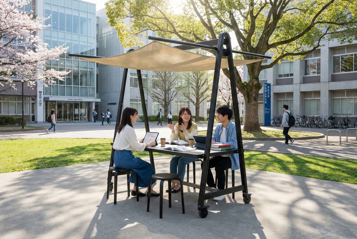 大学キャンパス ラーニングコモンズ