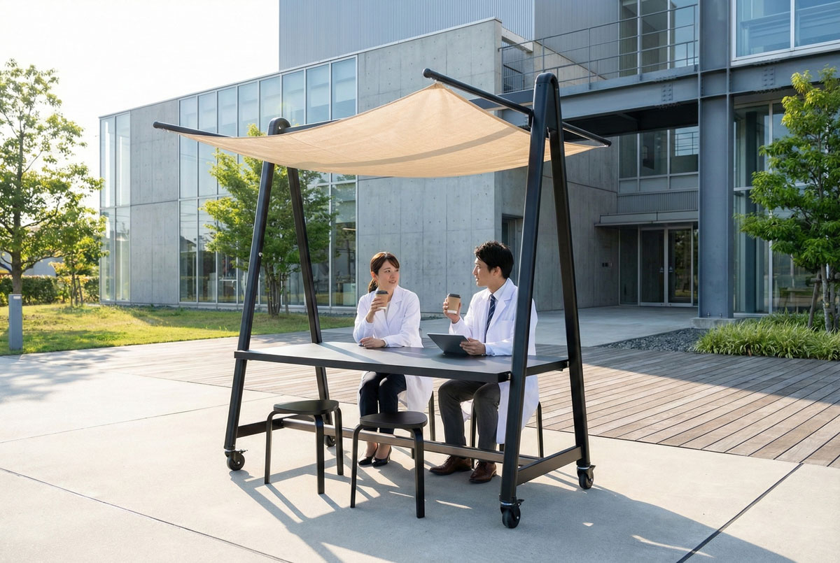 工業・研究施設の福利厚生（休憩スペース）