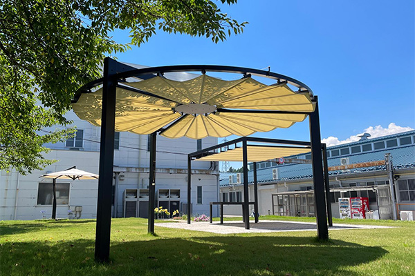 工場でのオーニング活用イメージ