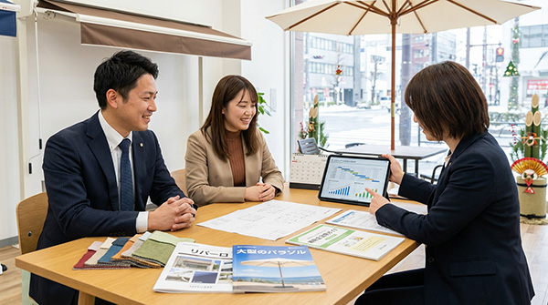 オーニングの導入計画の様子