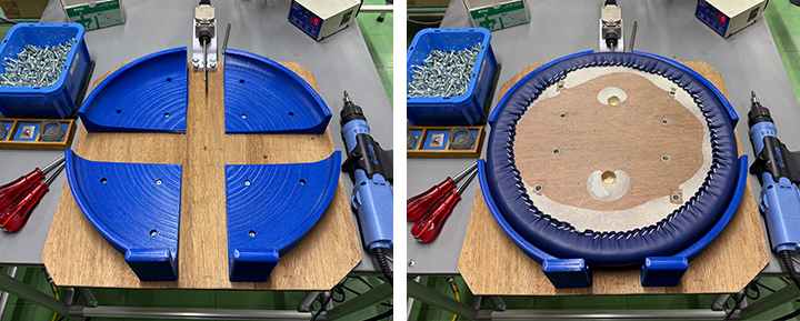 3Dプリンタで造られた組立治具